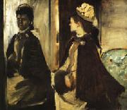 Edgar Degas Jeantaud at the Mirror oil painting artist